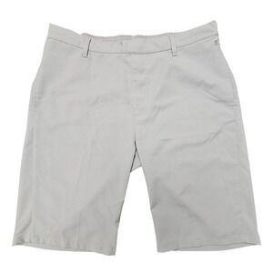adidas Golf Shorts Mens 32 Gray Drawstring Stretch Performance Lightweight